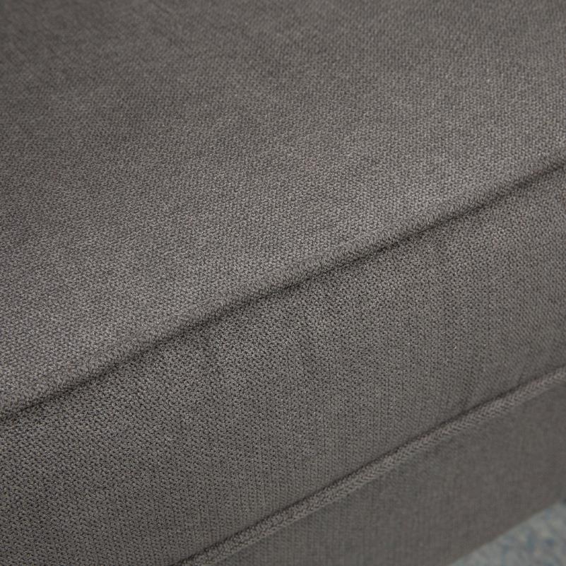 Fauteuil – Lounge Stoel – Relaxstoel – Leesstoel – Zithoekstoel – Handmatig Verstelbaar – Memory Foam Zitkussen – Donkergrijs – Stevig Tot 160 kg – Eenvoudig Schoon Te Maken