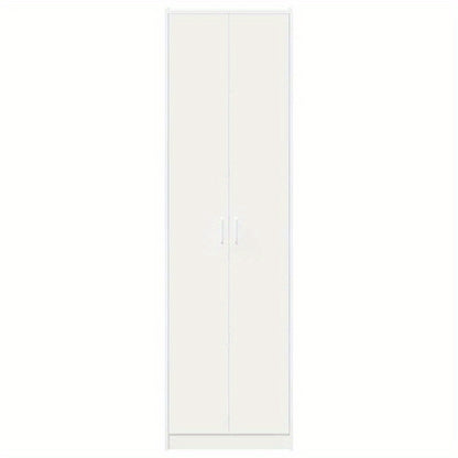 Moderne Witte Kledingkast – Opbergkast – Garderobekast – Kleerkast – Dressoirkast – 3,2+ Kubieke Voet – Duurzaam MDF Hout – Eenvoudige Montage