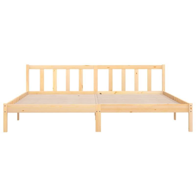 Houten Bed – Grenen Bed – Massief Bed – Slaapkamerbed – Bedframe – 180x200 cm – Duurzaam Massief Grenenhout