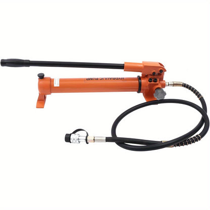 Hydraulische Handpomp – Handpomp – Overhevelpomp – Vloeistofpomp – Brandstofpomp – 200 cm Rubber Slang – Automatische Drukschakeling