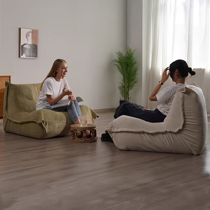 Gele Lazy Sofa – Zitzak – Loungestoel – Slaapbank – Bank – Memory Foam Vulling – Polyester Stof