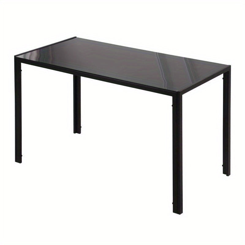 Eettafel – Keukentafel – Uitklapbare Tafel – Verstelbare Tafel – Kleine Eettafel – Modern Design – 120x60x75 cm – Hardhout & Zwart – Multifunctioneel en Ruimtebesparend
