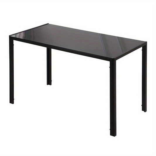Eettafel – Keukentafel – Uitklapbare Tafel – Verstelbare Tafel – Kleine Eettafel – Modern Design – 120x60x75 cm – Hardhout & Zwart – Multifunctioneel en Ruimtebesparend