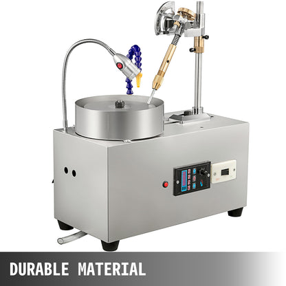 Slijpmachine Edelstenen – Sieradenslijper – Steenpolijstmachine – Lapidair Machine – Juweliersapparaat – Roestvrij Staal – 180W Motor Met Waterpomp