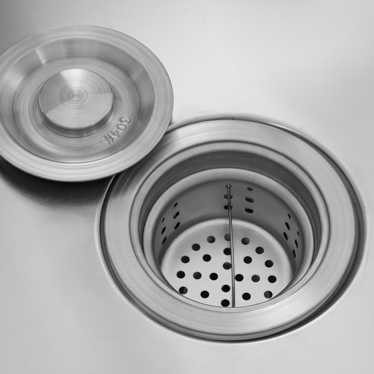 Vrijstaande Spoelbak – Enkelvoudige Wasbak – Keukenspoelbak – Werkplekspoelbak – Horecaspoelbak – RVS Materiaal – 360° Draaibare Warm-Koud Kraan