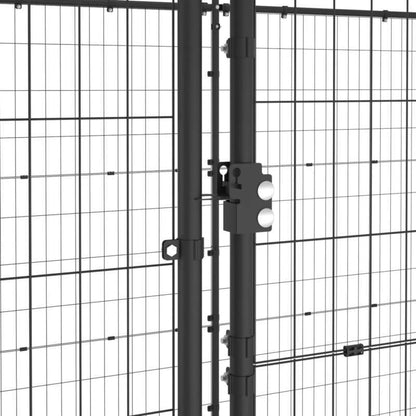 Hondenren – Hondenhok – Loopren – Hondenhokken – Stevig Stalen Frame – Verstelbare Hoogte 102-369 cm