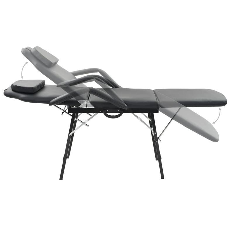 Relaxfauteuil – Lounge Fauteuil – Verstelbare Fauteuil – Bureaustoel – Fauteuilbank – Kunstleren Bekleding – 185x78x76 cm – Modern MDF Frame