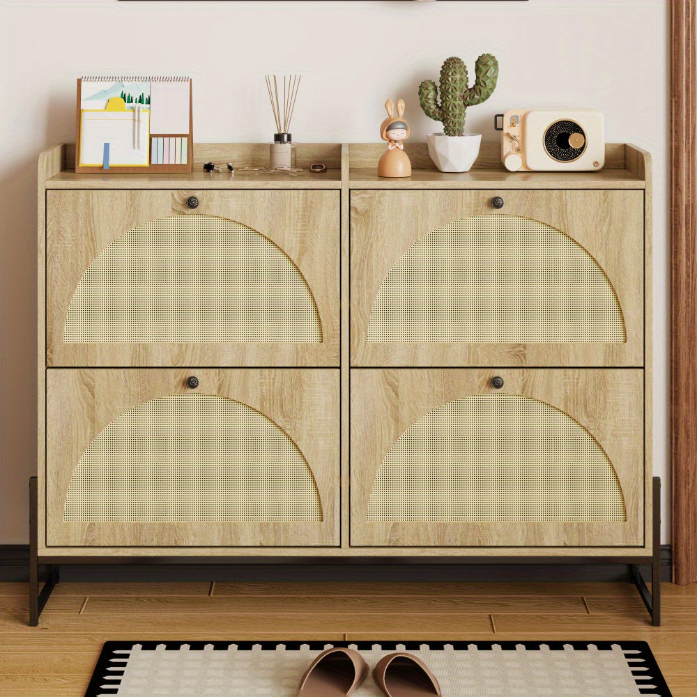 Schoenenkast – Schoenopberger – Schoenenrek – Schoenmeubel – Schoenenschuifkast – Verstelbare Kleppen Met Demper – Smal Ruimtebesparend Design