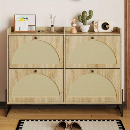 Schoenenkast – Schoenopberger – Schoenenrek – Schoenmeubel – Schoenenschuifkast – Verstelbare Kleppen Met Demper – Smal Ruimtebesparend Design