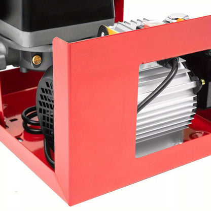 Gereedschapskist – Toolbox – Opbergkist – Gereedschapskoffer – Werkplaatskist – Rood – Stevig Gietijzer En Aluminium – Compact 30,5 x 20,5 x 34 cm