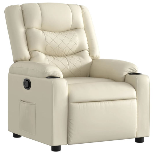 Elektrische Relaxstoel – Relaxfauteuil – Elektrische Fauteuil – Ligstoel – Verstelbare Stoel – Handmatig Verstelbaar – Kunstleer – 135 Graden Kantelbaar