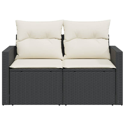 Tuinbank – Buitenbank – Zitbank – 2-zits Bank – Poly Rattan – Weerbestendig – Met Kussens