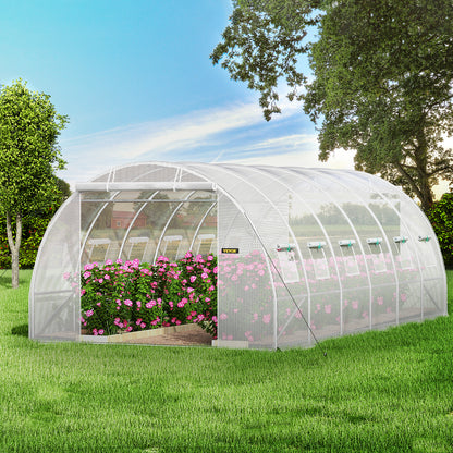 Kas – Kweekkas – Tunnelkas – Broeikas – Plantenkas – Gegalvaniseerd Stalen Frame – 6x3x2 Meter Groot