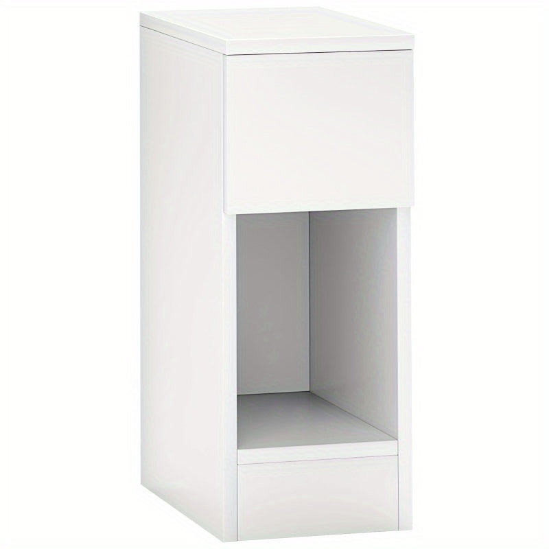 Nachtkastje – Bijzettafel – Nachttafel – Ladekast – Nachtkast – Wit – Compact Design 20x30x50 cm – Spaanplaat Melamine Coating