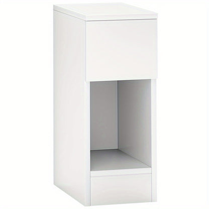 Nachtkastje – Bijzettafel – Nachttafel – Ladekast – Nachtkast – Wit – Compact Design 20x30x50 cm – Spaanplaat Melamine Coating