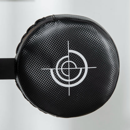 Verstelbare Boksbal – Bokszak – Bokstrainer – Punchingball – Boksdummy – 360° Draaibaar – Hoogte 163-205 cm – Stevig IJzer – Inclusief Bokswraps