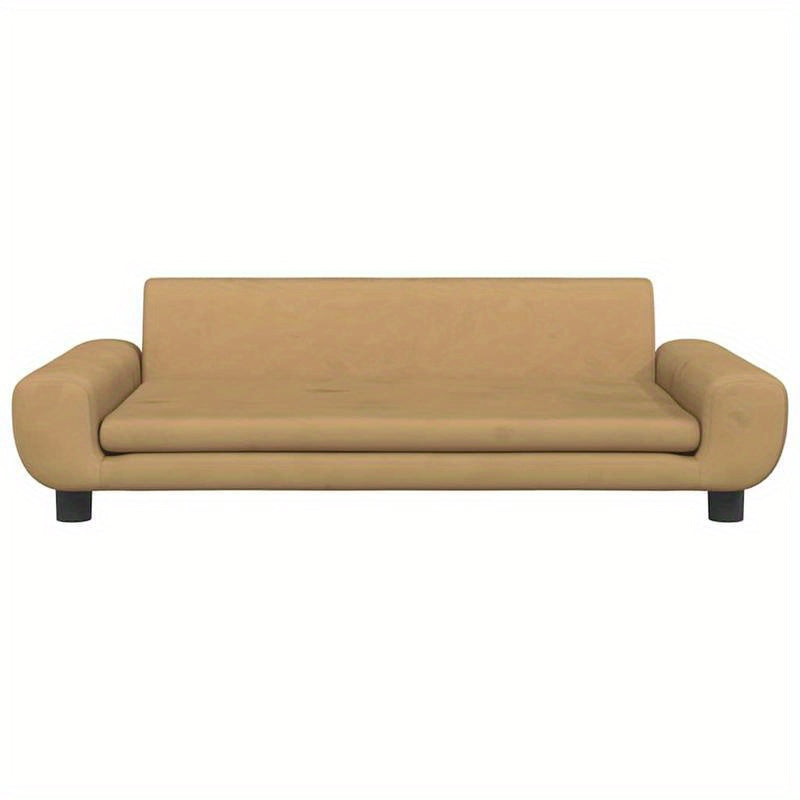 Indoor Brown Dog Bed 100x54x33 cm Soft and Comfortable Warm and Breathable Suitable for Medium-Large Dogs