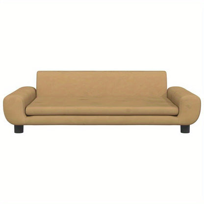Indoor Brown Dog Bed 100x54x33 cm Soft and Comfortable Warm and Breathable Suitable for Medium-Large Dogs