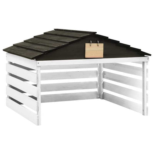 Robotmaaierberging – Robotmaaiergarage – Robotmaaierhoes – Opberghut Robotmaaier – Beschermhoes Robotmaaier Nero – Weerbestendig Non-Woven Materiaal – Ventilatie Sleuven & Versterkte Hoeken – 78x74x54 cm