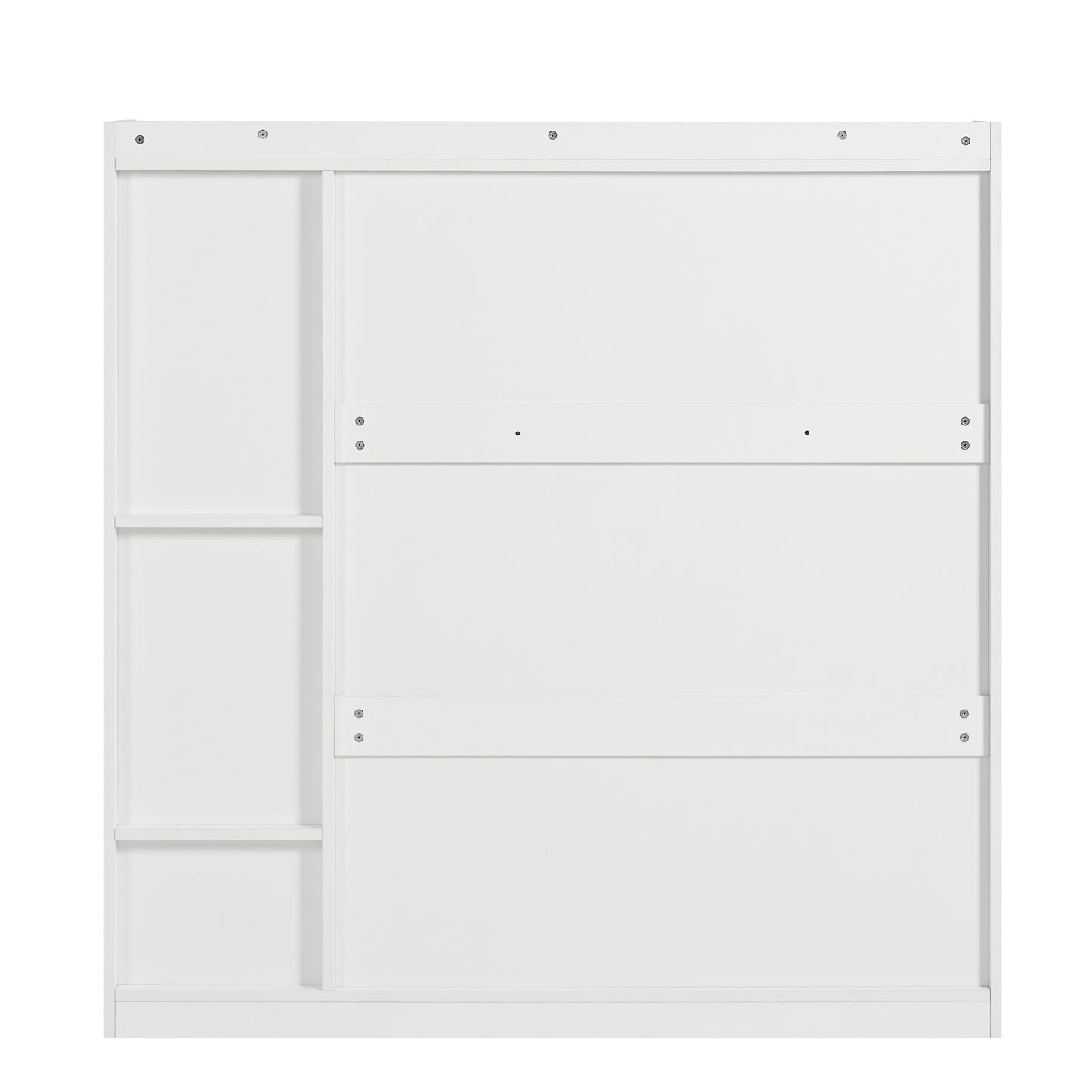 Schoenenkast – Schoenenrek – Schoenopberger – Schoenmeubel – Schoenentrekker – Wit – 3 Kantelbare Laden – Ingebouwde Klapbank