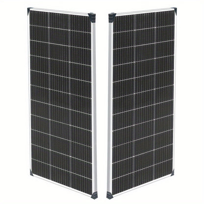 Zonnepaneel – Zonnecel Paneel – Solar Module – Photovoltaïsch Paneel – Off-grid Charger – 240Watt Hoogvermogen – Monokristallijn Silicium 12V