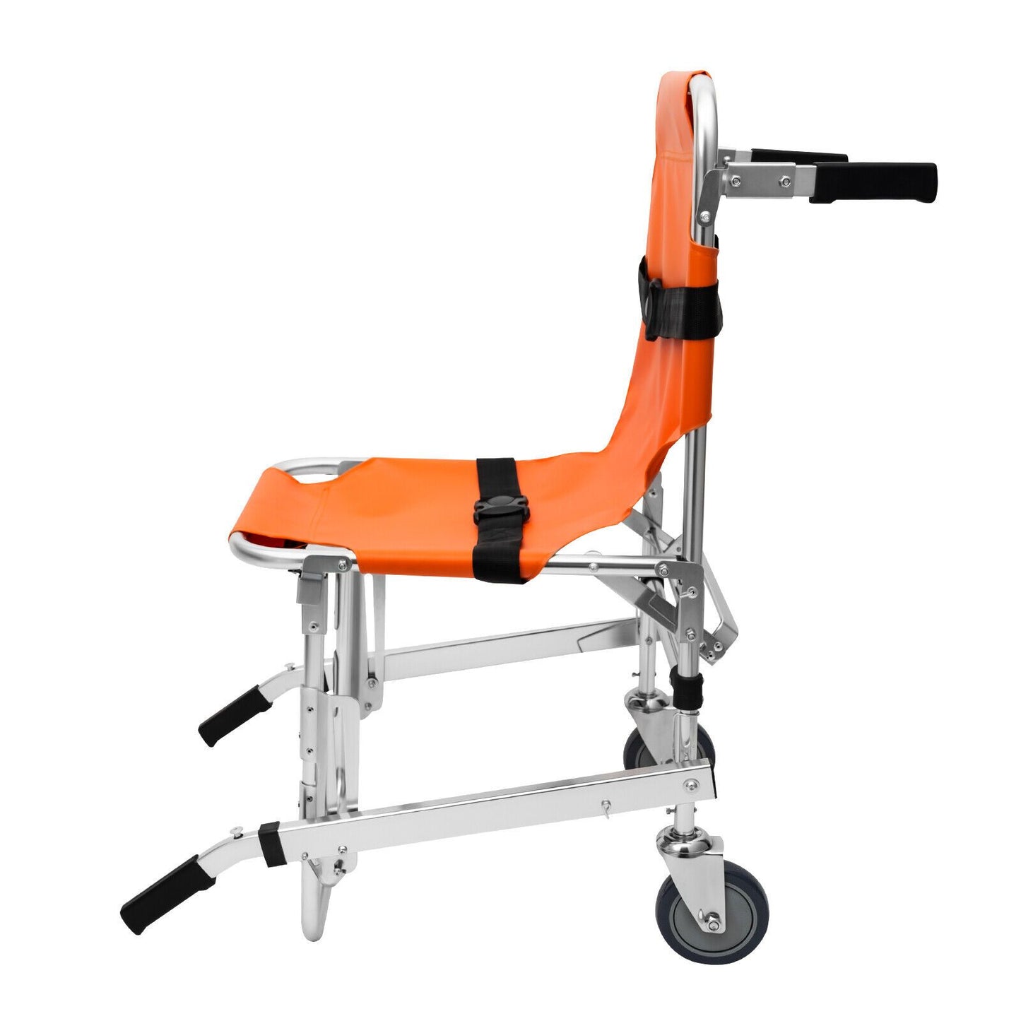 Trapliftstoel – Trapstoel – Opvouwbare Stoel – Draagbare Stoel – Noodstoel – Lichtgewicht Aluminium Frame – Nonslip Rubber Wielen & Verstelbare Handgrepen