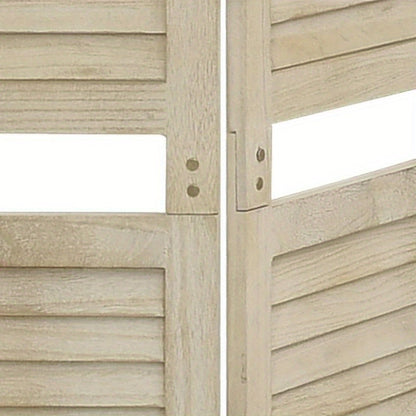 Scheidingswand – Kamerscherm – Room Divider – Vouwdeur – Paneelwand – Paulownia Hout – 140x165 cm – Lichtgewicht & Natuurlijk