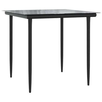 Tuinset – Tuinmeubelset – Loungeset – Buitenmeubilair – Terrasset – PE-rattan – Verstelbare Rugleuning – 80x80x74 cm