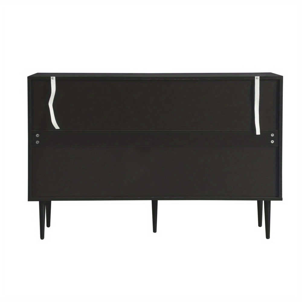 Kast – Opbergkast – Ladekast – Dressoir – Vloerkast – Modern Design – Duurzaam Spaanplaat & Hout – 2 Lades & Open Planken