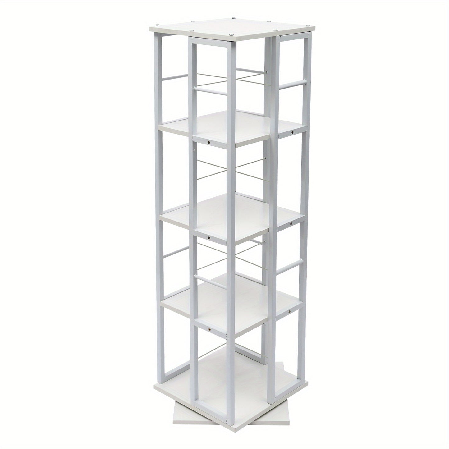 Boekenrek – Boekenkast – Vakkenkast – Boekenplank – Opbergrek – 4-laags – Wit – Hoogwaardig Hout – Draagvermogen 30 kg per plank