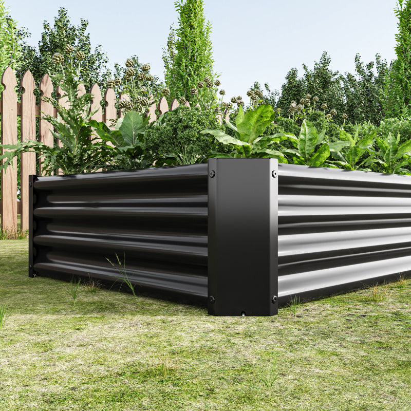 Hochbet metal plant bed made of robust steel sheet with stable design and rust protection for long -term durability Ideal for vegetables herbs and flowers in the garden kit without soil for flexible design and simple structur