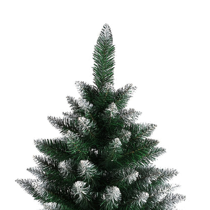 Kunstkerstboom – Nepkerstboom – Kerstboom Decoratie – Mini Kerstboom – Tafelkerstboom – 150 cm Hoog – 450 PVC Takken – Stevige Metalen Standaard