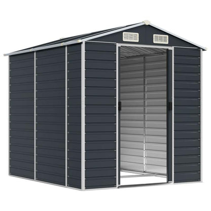Tuinschuur – Tuinkast – Berging – Opbergschuur – Gereedschapsschuur – Gegalvaniseerd Staal – Ruim 191x215x198 cm – Hoekbescherming