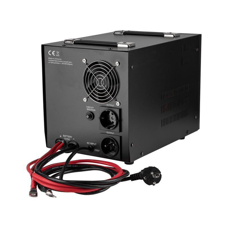 No-break – Noodstroomvoorziening – UPS – Back-up Stroom – Stroomonderbreking Beveiliging – 2000 VA / 1200 W – Pure Sinusgolf Inverter