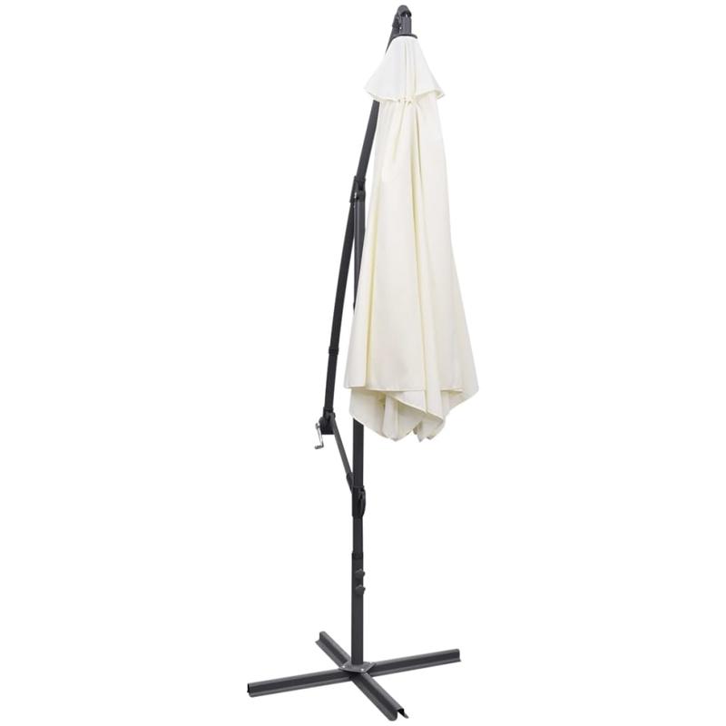 Parasol 3m Sand White