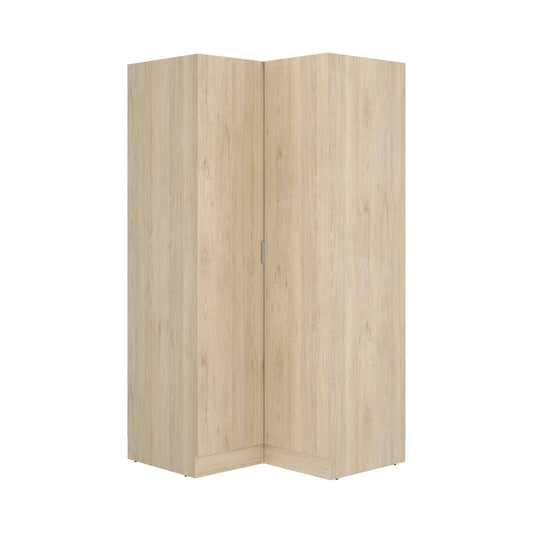 Wardrobe 2 in Front of Dcipo, Angular Mobile for Bedroom, Corner Coat Rack, 91X93H184 Cm, Available in 2 Colors