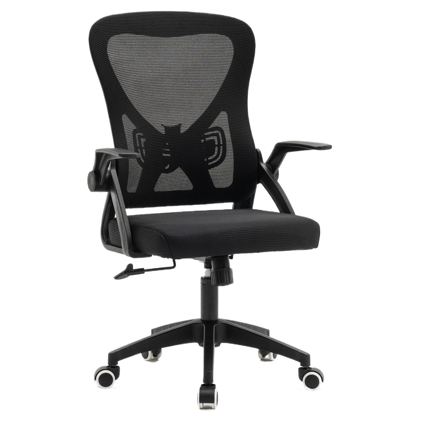 Bureaustoel – Kantoorstoel – Computestoel – Werkstoel – Ergonomische Stoel – Beige Goud – PU Lederen Bekleding – Max Draagkracht 180 kg