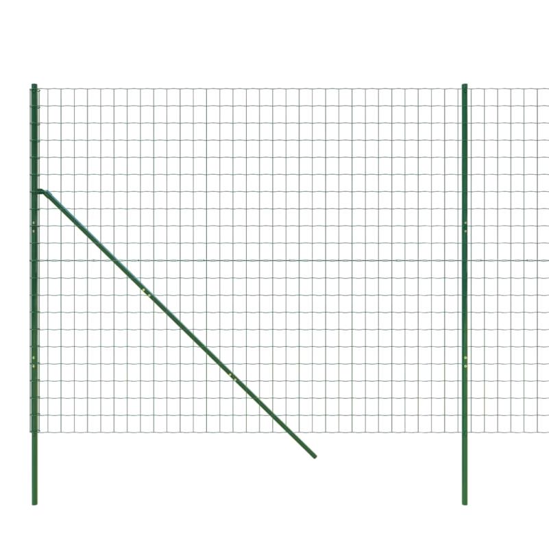 Groene Gaasomheining – Tuinafrastering – Metaalgaas – Terreinomheining – Beveiligingshek – Gegalvaniseerd Staal – 1,6m x 25m – Weerbestendig en Roestvrij