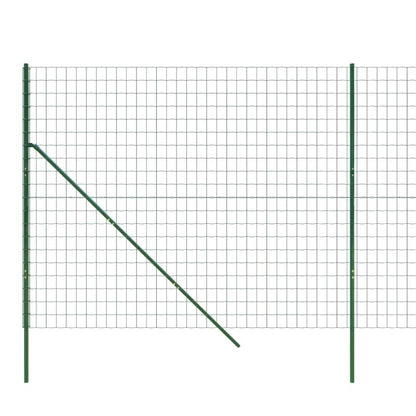 Groene Gaasomheining – Tuinafrastering – Metaalgaas – Terreinomheining – Beveiligingshek – Gegalvaniseerd Staal – 1,6m x 25m – Weerbestendig en Roestvrij
