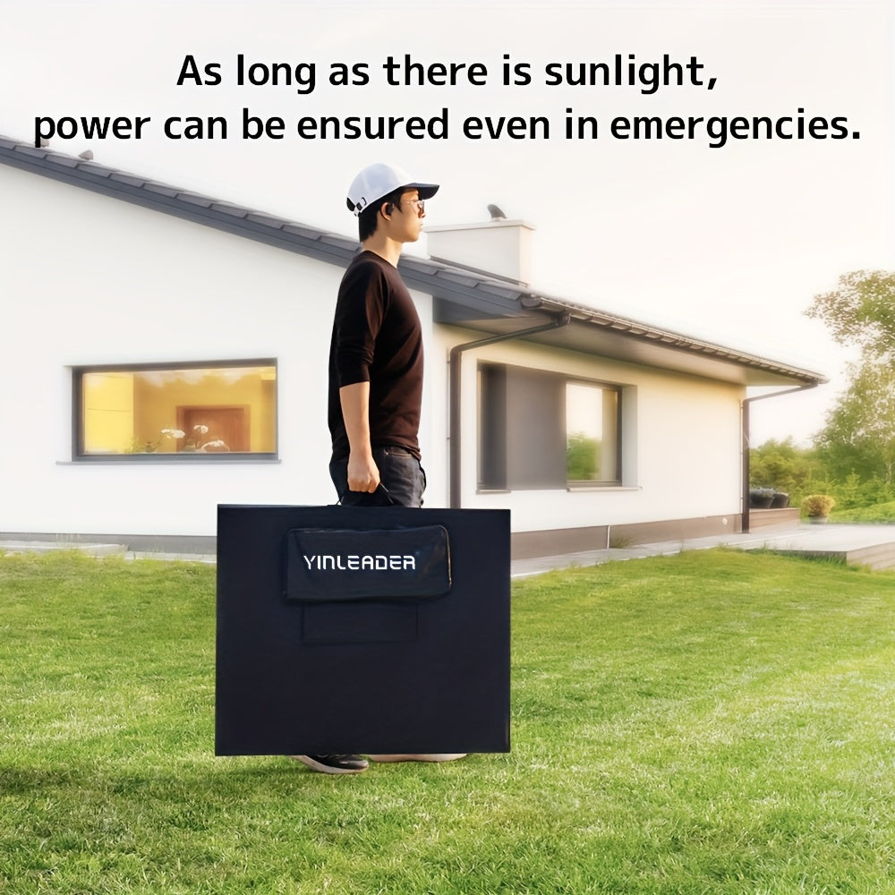 Zonnepaneel – Solar Panel – Opvouwbaar Paneel – Draagbaar Zonnepaneel – Zonne-energie – 400W Vermogen – Monokristallijn 22,5% Efficiëntie - QUORE