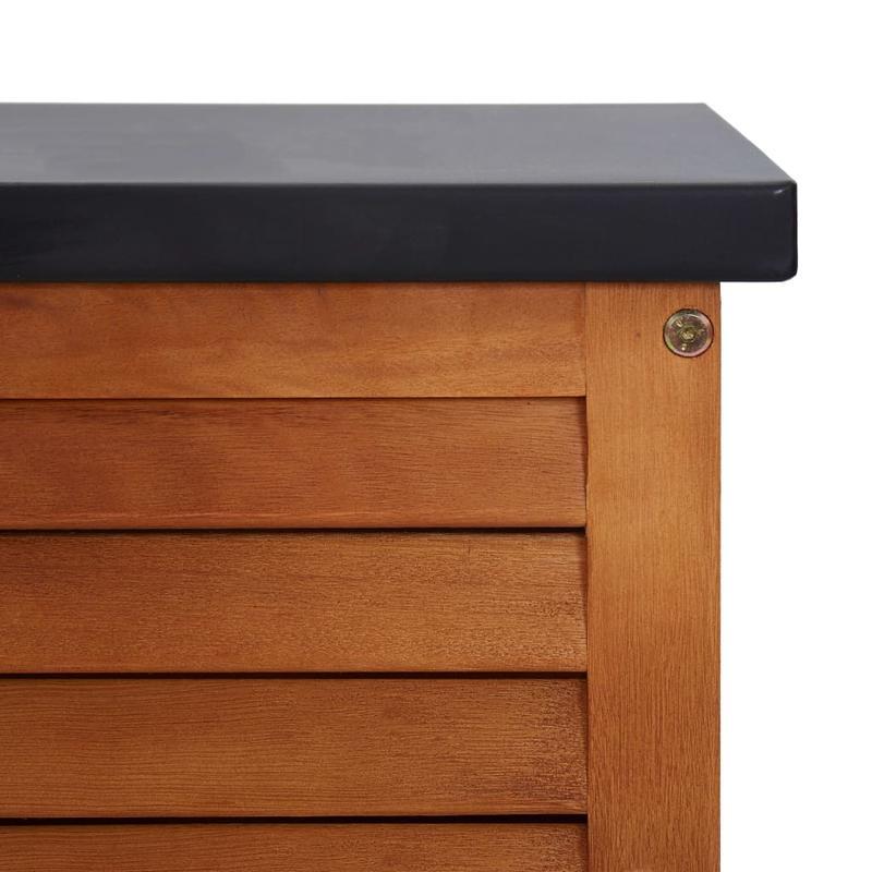 BBQ Station – Buitenkeuken Meubel – Grilltafel – Kookstation – Outdoor Serveren – Massief Eucalyptus Hout – Weerbestendig Ontwerp – 150x50x55 cm – Ruime Opbergruimte