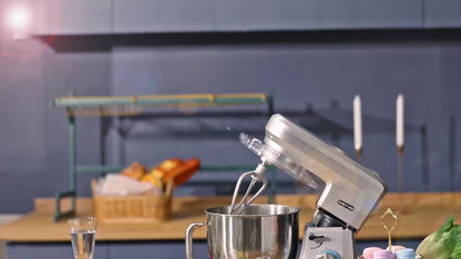 Standmixer – Keukenmixer – Deegmixer – Foodprocessor – Mixer – Zilverkleurig – 1800W Krachtige Motor – 7,2 Liter Mengkom