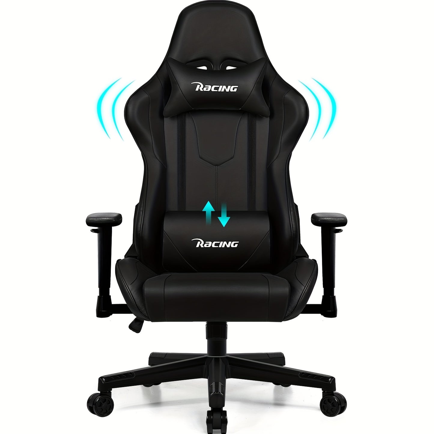 Gamingstoel – Gaming Chair – Gamestoel – Bureaustoel – Zitzak – Ergonomisch Ontwerp – Uitklapbare Voetensteun – 360° Draaibaar – Belastbaar Tot 150 kg