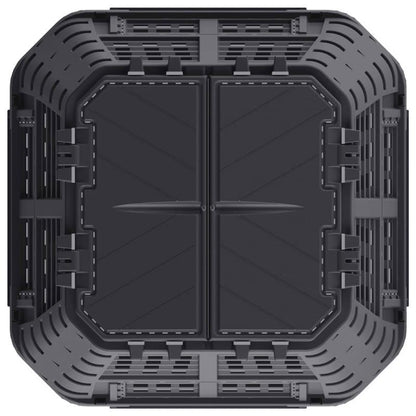 Compostbak Tuinafvalbak Compostvat Tuincompostbak Groenafvalbak – 740L Capaciteit – Weerbestendig Stevig Materiaal – 93x93x113 cm – Effectief Ventilatiesysteem