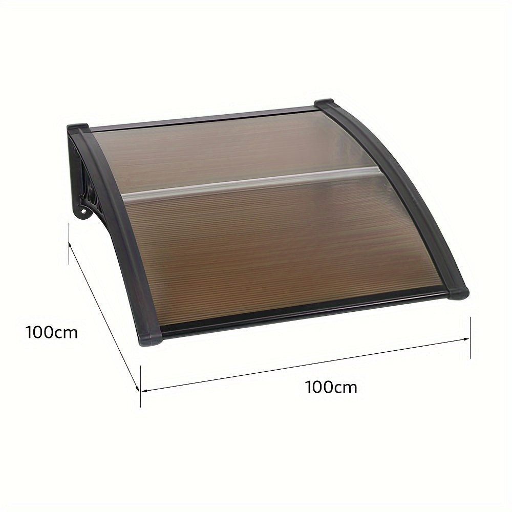 Deurbak – Deurvak – Deurrek – Koelkastdeurbak – Luifel – Polycarbonaat 100x100 cm – UV-bescherming – Weerbestendig