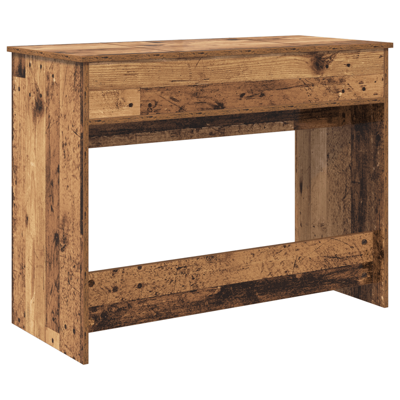 Dressing table met Mirror Old Wood 100x45x76cm