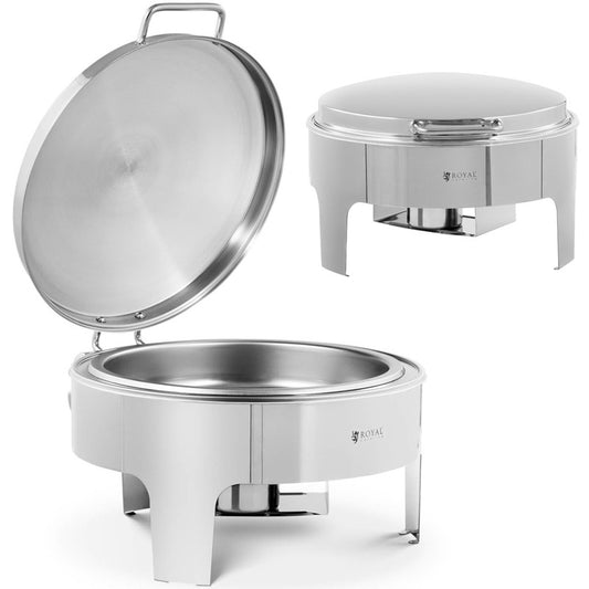 Bain Marie – Buffetwarmer – Voedselwarmer – Warmhoudplaat – Warmhoudschaal – RVS 5,8 Liter – Veilig Waterbad Zonder Elektriciteit