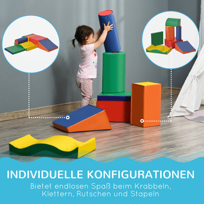 Zachte Bouwblokken – Speelblokken – Stapelblokken – Foam Blokken – Kinderspeelgoed – Kleurrijk – Veilig Foam Materiaal – Eenvoudig Schoon Te Maken