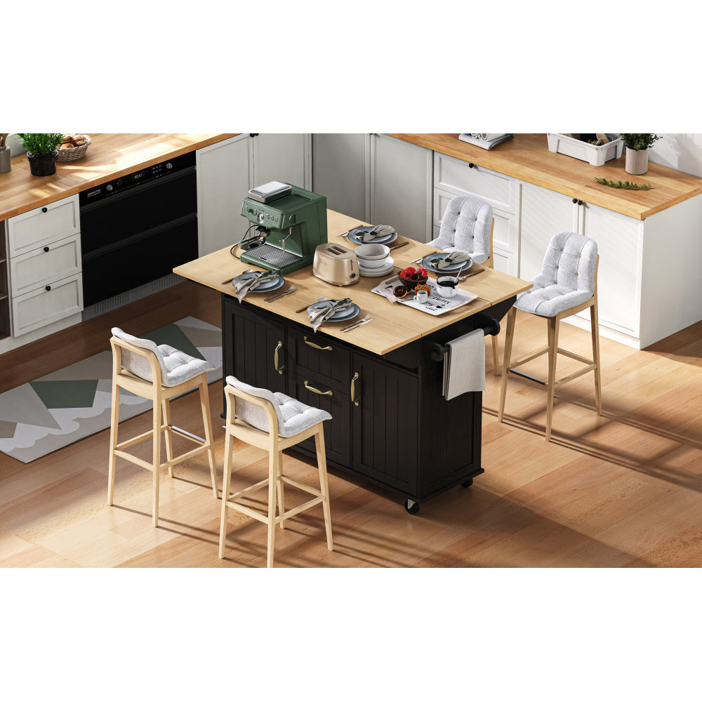Ronde Eettafel – Ronde Tafel – Eettafel Rond – Dining Table – Tafel Marmer Look – Wit Marmeren Blad – Gouden Poot – 80 cm Diameter – Geschikt Voor 4-6 Personen