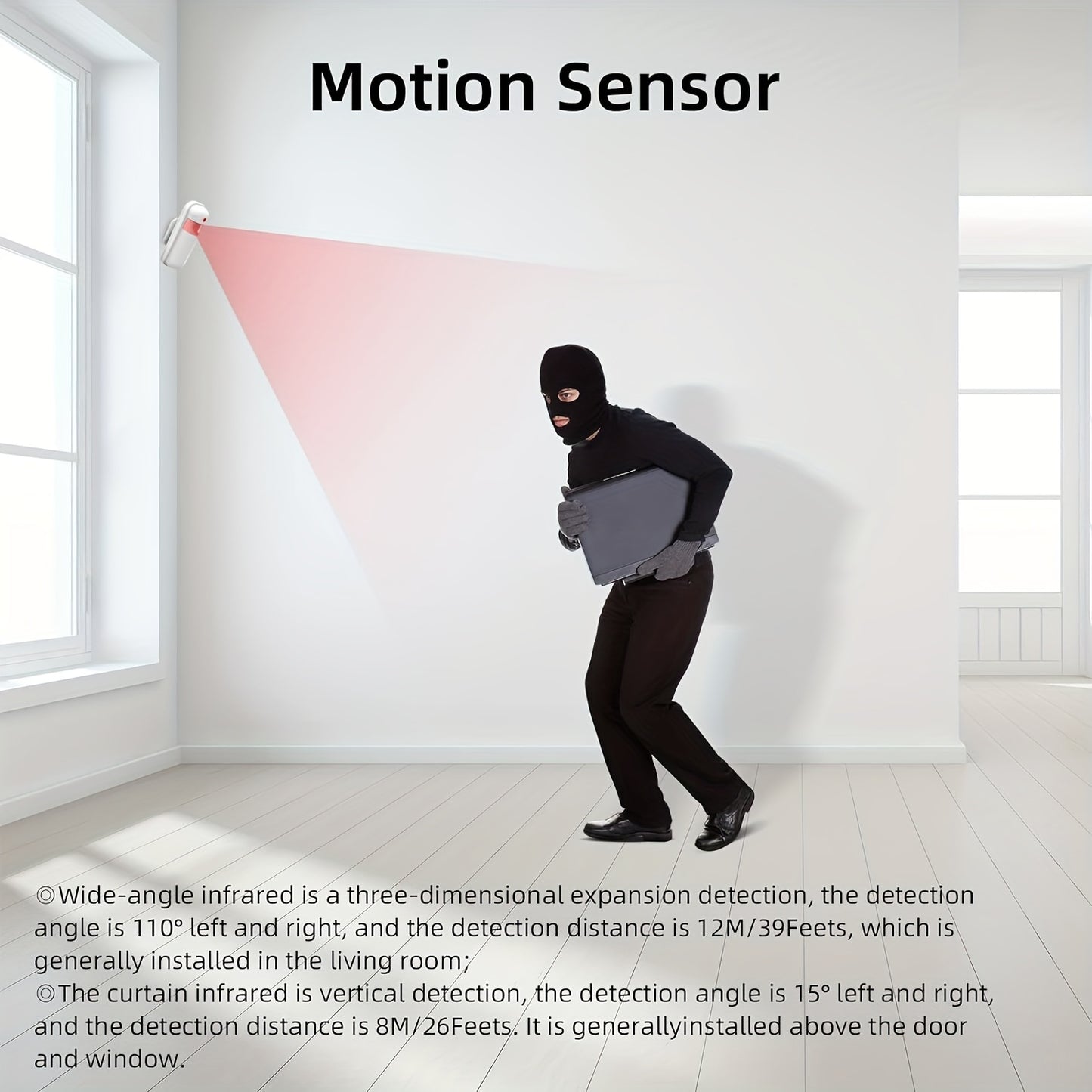 Alarmsysteem – Draadloos – Beveiliging – Inbraakpreventie – Smart Home – Wifi Connectiviteit – RFID & SOS Knop – 433 MHz Frequentie